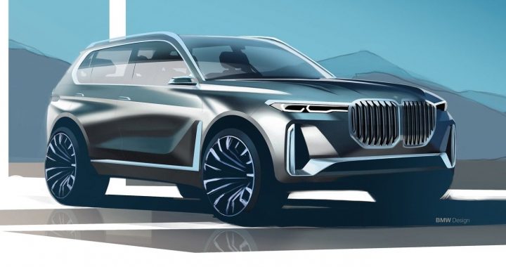 BMW X8M, dibujo concepto de del 2017