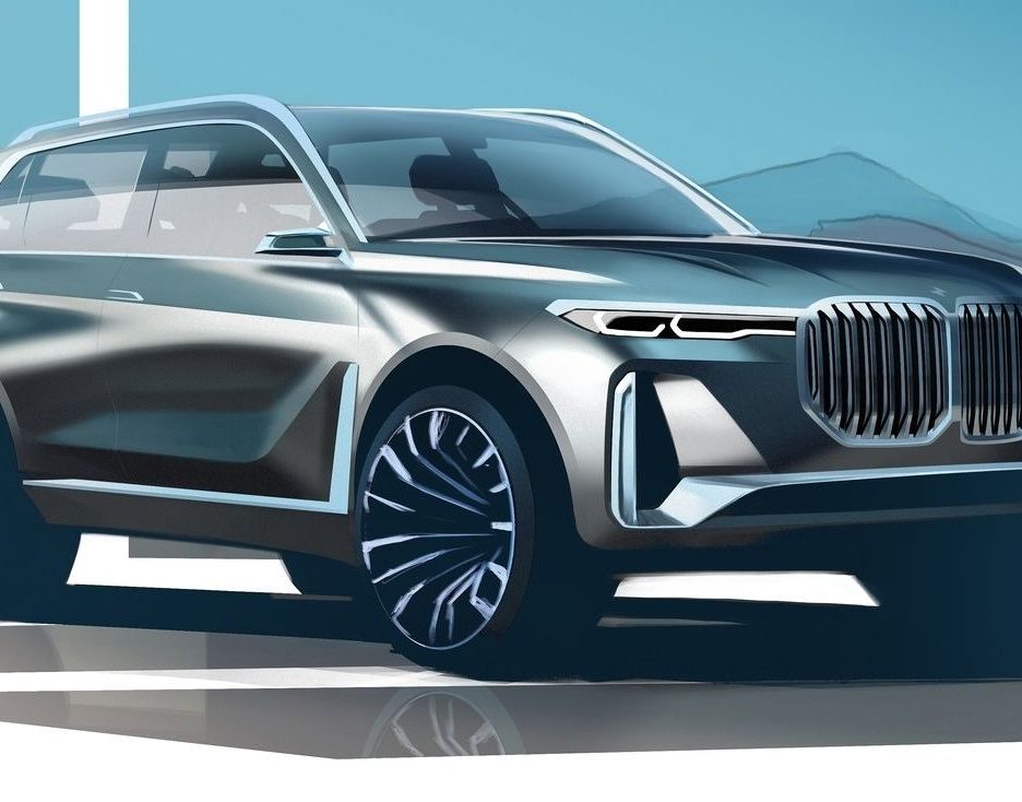 BMW X8M, dibujo concepto de del 2017
