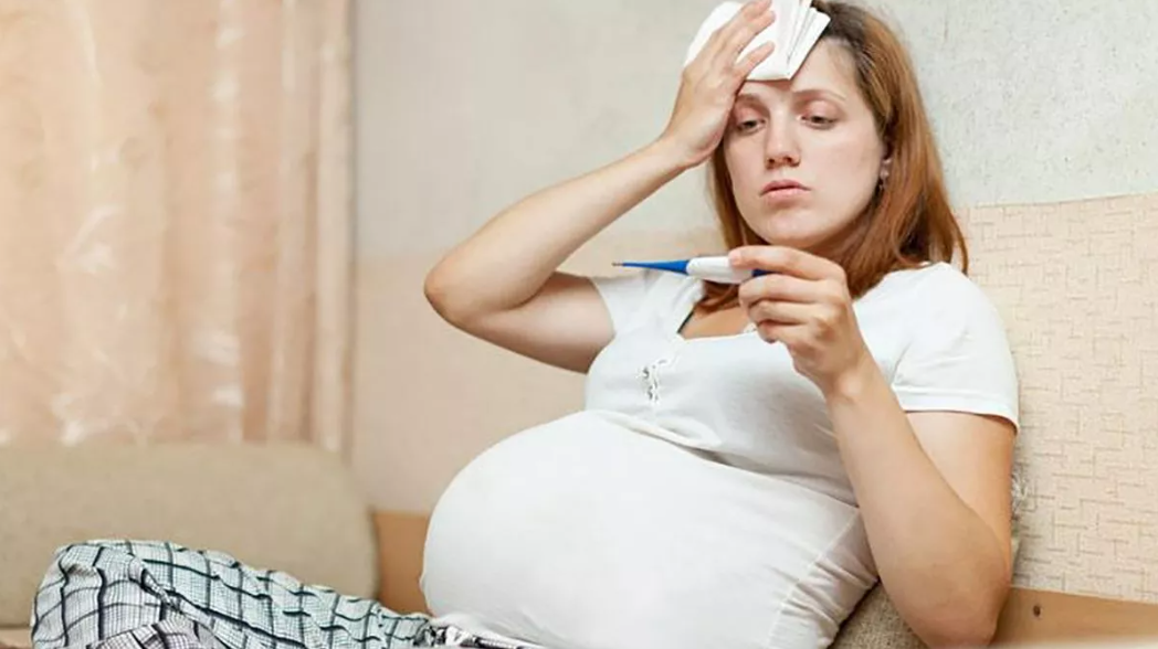 embarazada con gripa