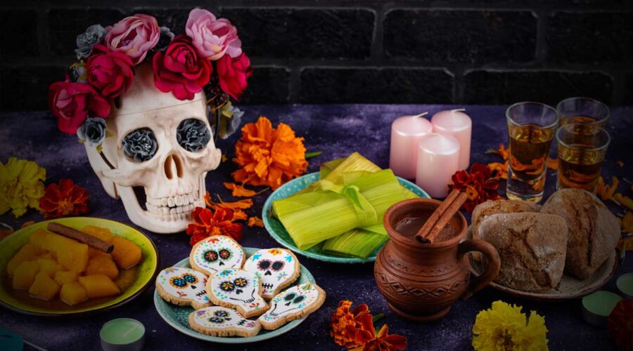 Altar de Día de muertos